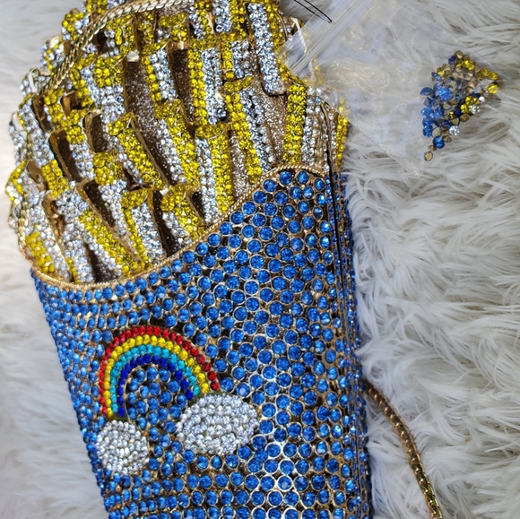 RHINESTONE FRENCH FRIES BAG - Picture 5 of 8